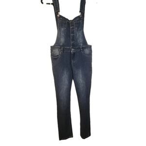 Megan Overalls Demin Size M Cotton/Spandex/Poly